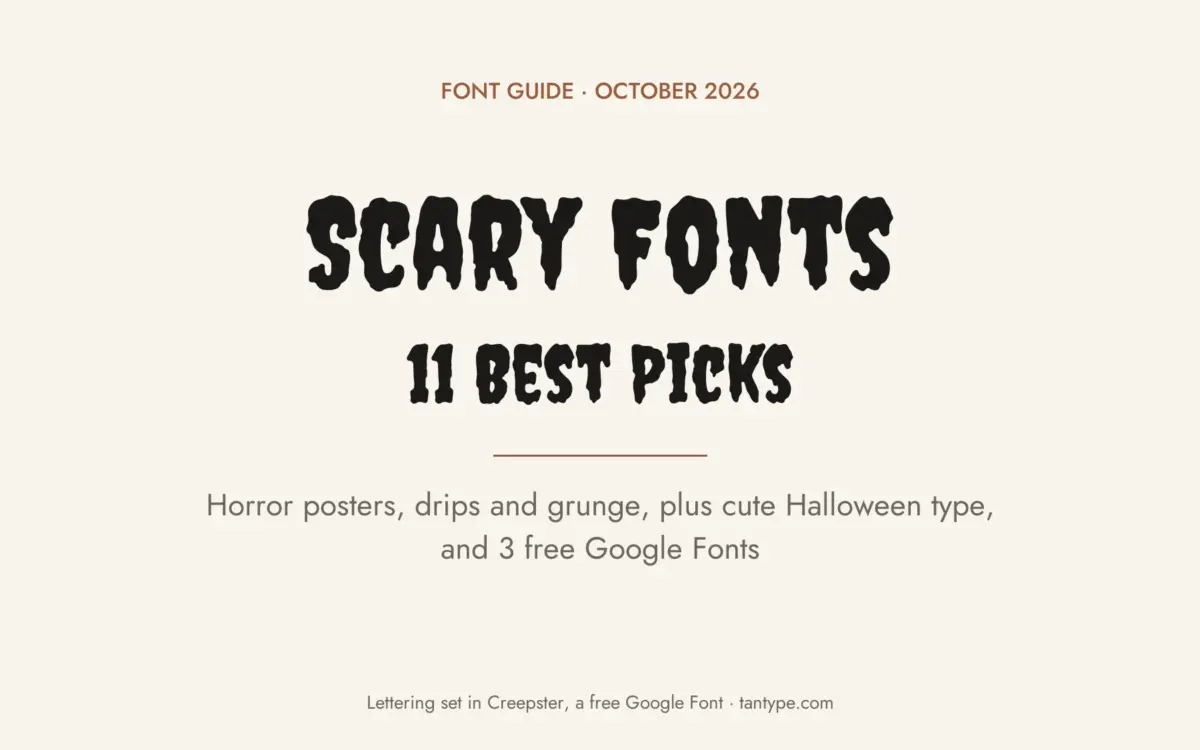Best scary fonts guide: 11 Creative Market horror and Halloween fonts, plus 3 free Google Fonts