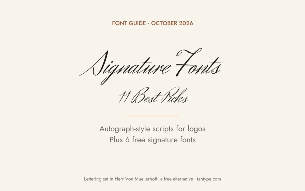 Best signature font picks: fast, autograph-style scripts from Creative Market for logos, branding and watermarks, plus free signature fonts