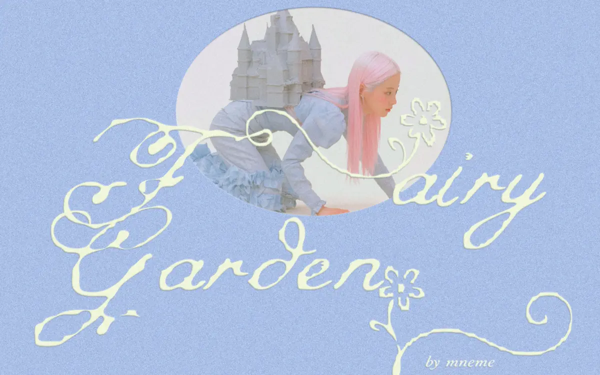 Fairy Garden: a whimsical script for fairycore branding and invitations