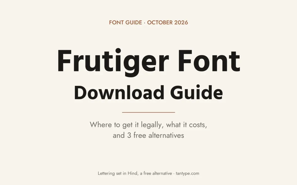 Frutiger font free download guide: commercial Linotype typeface, MyFonts prices, Frutiger Aero explained and 3 free alternatives